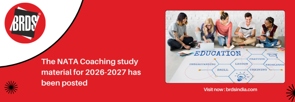 NATA Coaching study material for 2026-2027